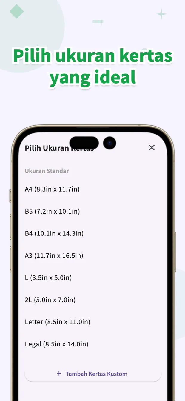 PitaPuri: Pilih ukuran kertas yang ideal