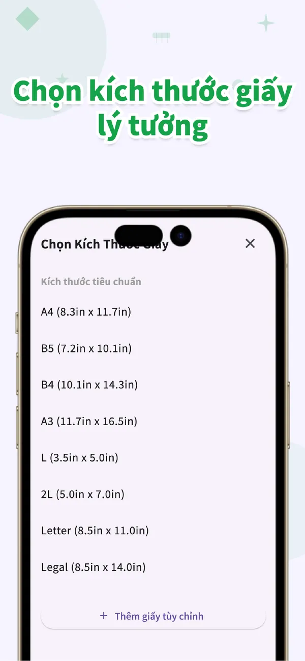 PitaPuri: Chọn khổ giấy lý tưởng