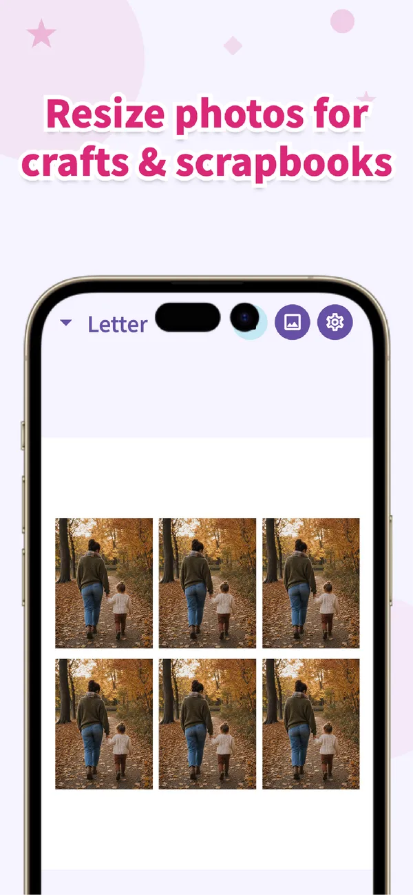 Perfect Print Resize photos for crafts & scrapbooks