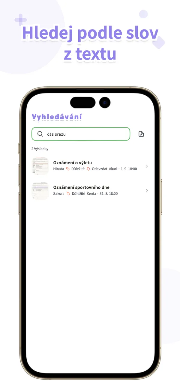 OurPost - Papíry ze školy - Vyfoť a rodina to hned vidí (3/4)