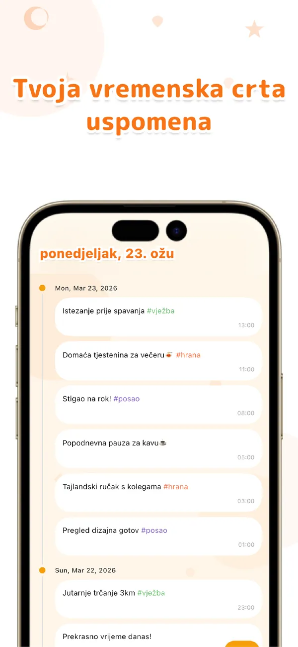 OneTapLog: dnevnik navika chat - Za one koji uvijek odustanu (2/4)