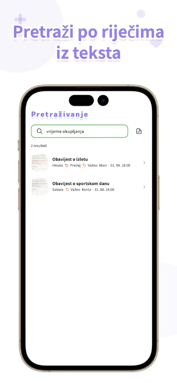 OurPost - Papiri iz škole - Slikaj, obitelj odmah vidi (3/4)