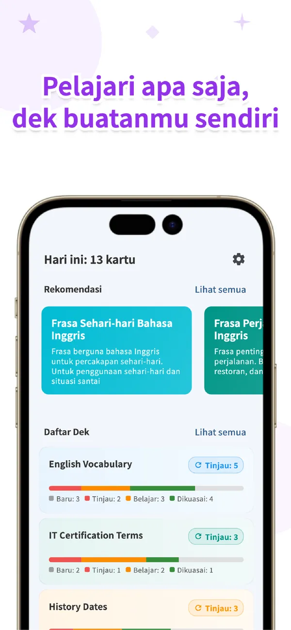 Flips - Flashcard Pintar - Semua Topik, Spaced Repetition (3/4)