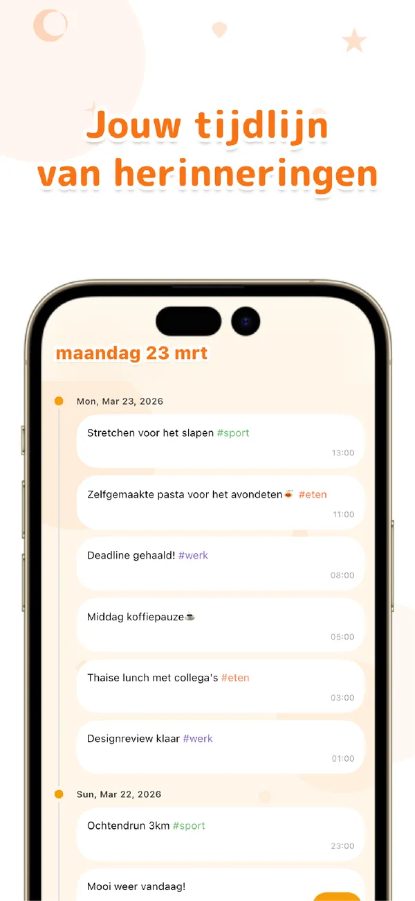 OneTapLog - Dagboek, Memo, Tag - 1-seconde journal en gewoontes (2/4)
