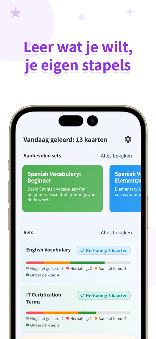 Flips - Slimme Flashcards - Flashcards & Slimme Herhaling (3/4)