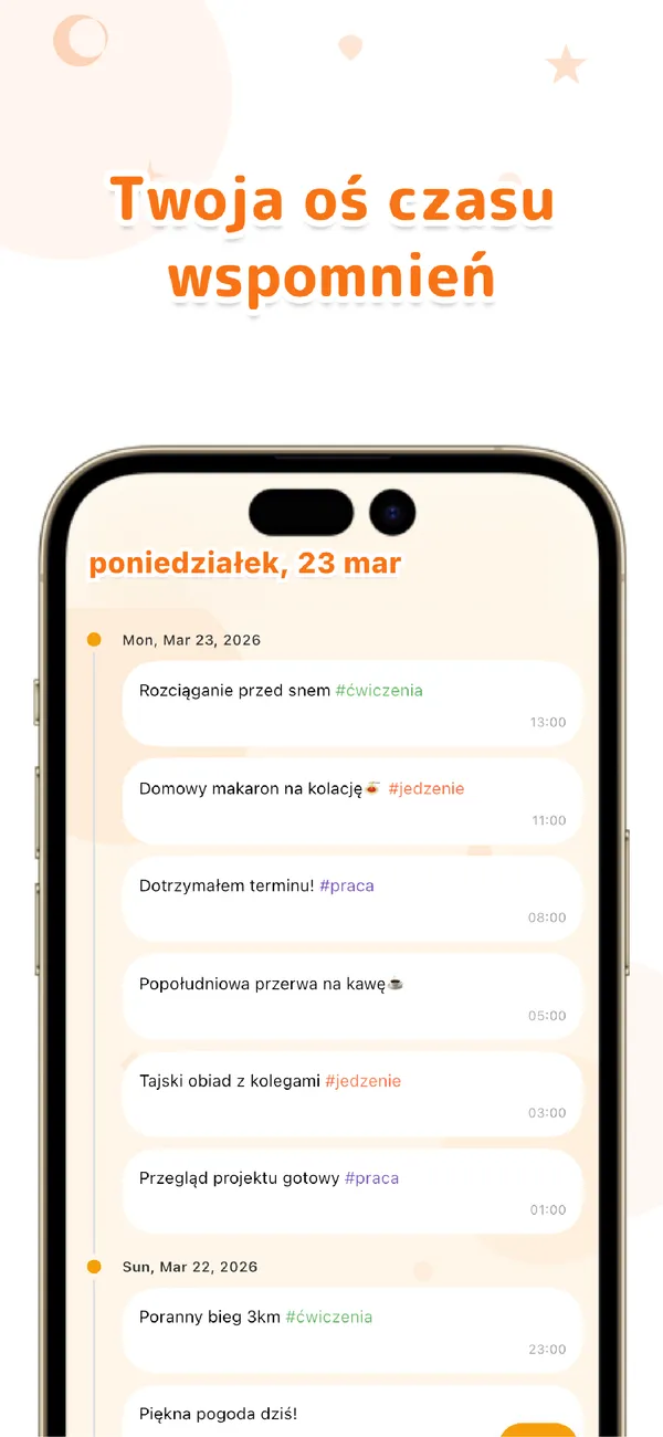 OneTapLog: dziennik nawyk chat - Koniec z trzema dniami zapału (2/4)