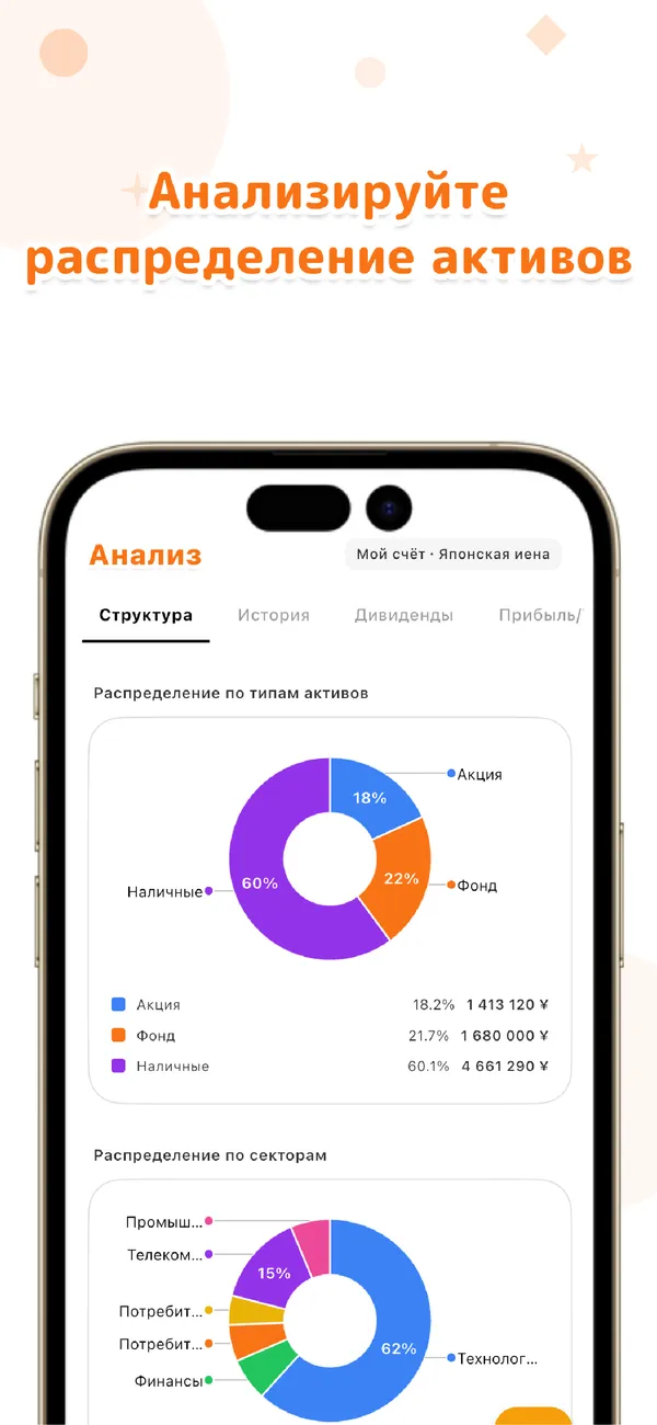 LiteFolio - Акции и дивиденды - Портфель, прибыль и активы (3/4)