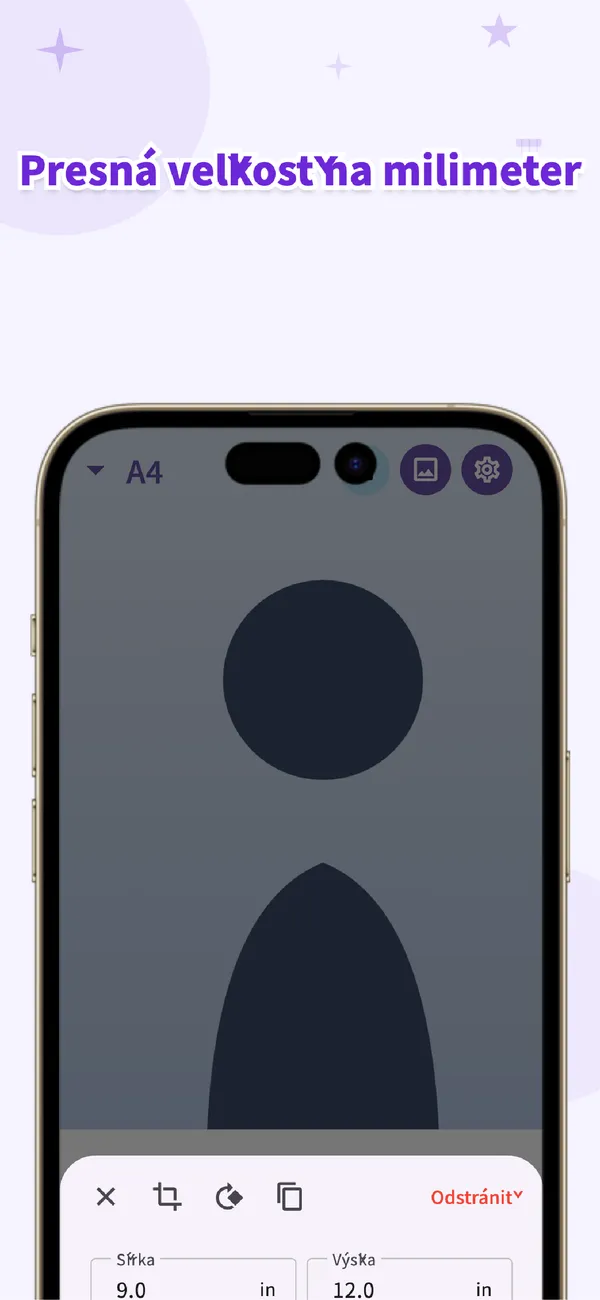Perfect Print: Presná veľkosť - Presne v cm • rozloženie A4 (1/4)