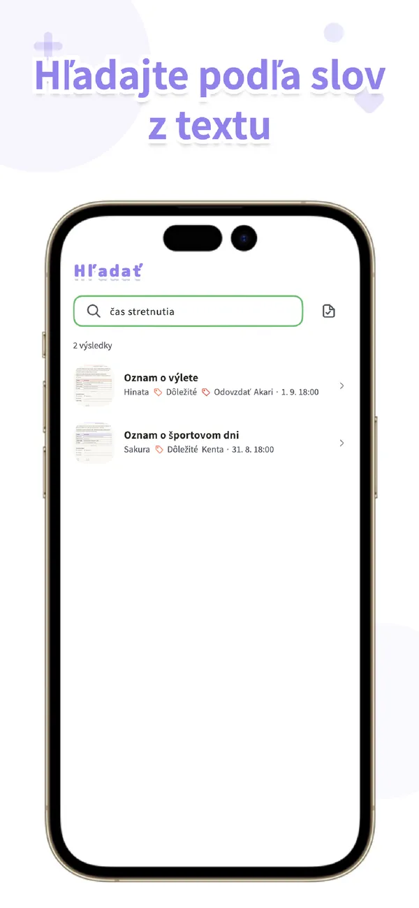 OurPost - Papiere zo školy - Odfoťte, rodina to hneď vidí (3/4)