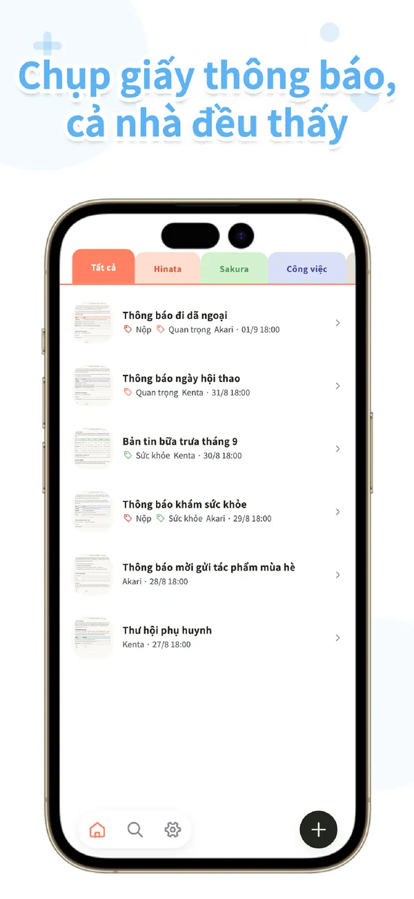 OurPost - Giấy tờ từ trường - Chụp là cả nhà đều thấy (1/4)