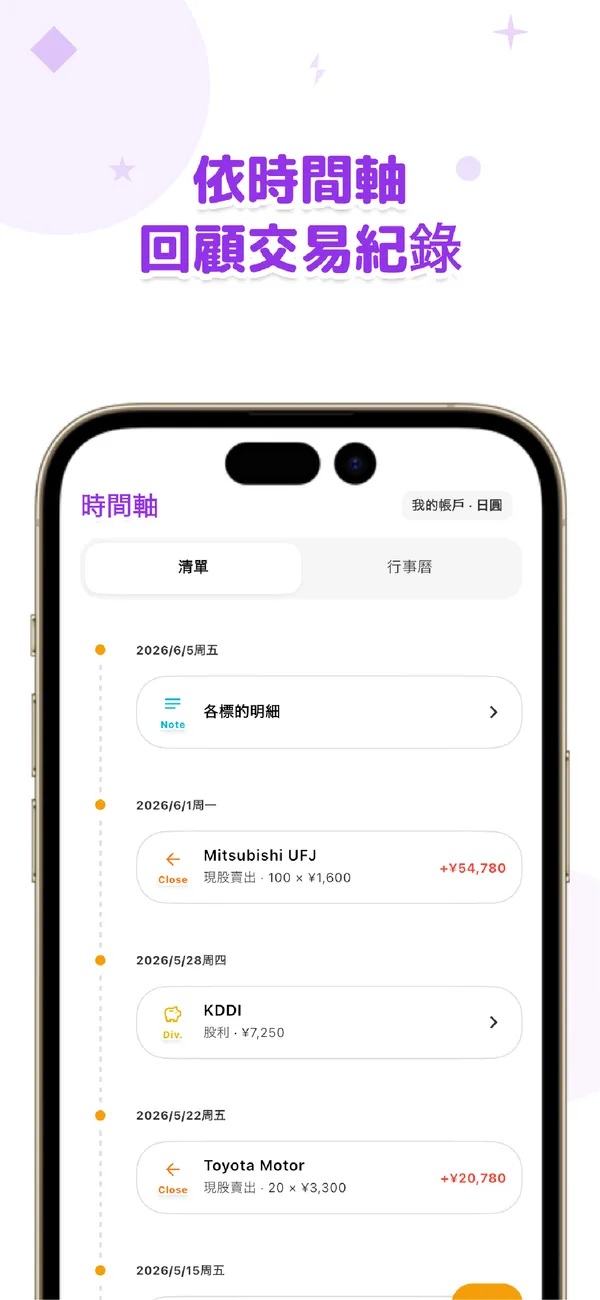 LiteFolio - 股票股利投資組合資產追蹤工具 - 記錄買賣與股息，輕鬆掌握持股損益、交易紀錄與資產配置 (2/4)